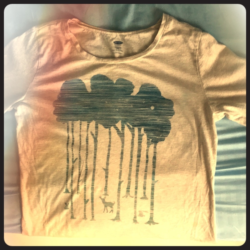 Old Navy shirt tan shirt